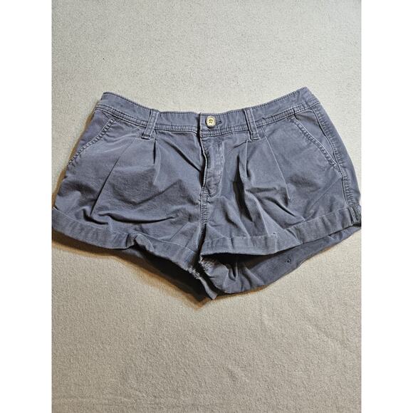 Style Pants - Abercrombie & Fitch Shorts Women's Size 0 Blue A&F High Rise Chino Cuffed Shorts